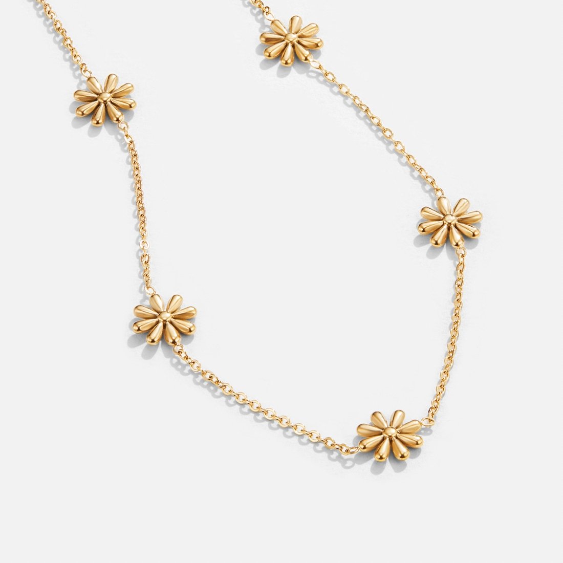 Halsband med blommor