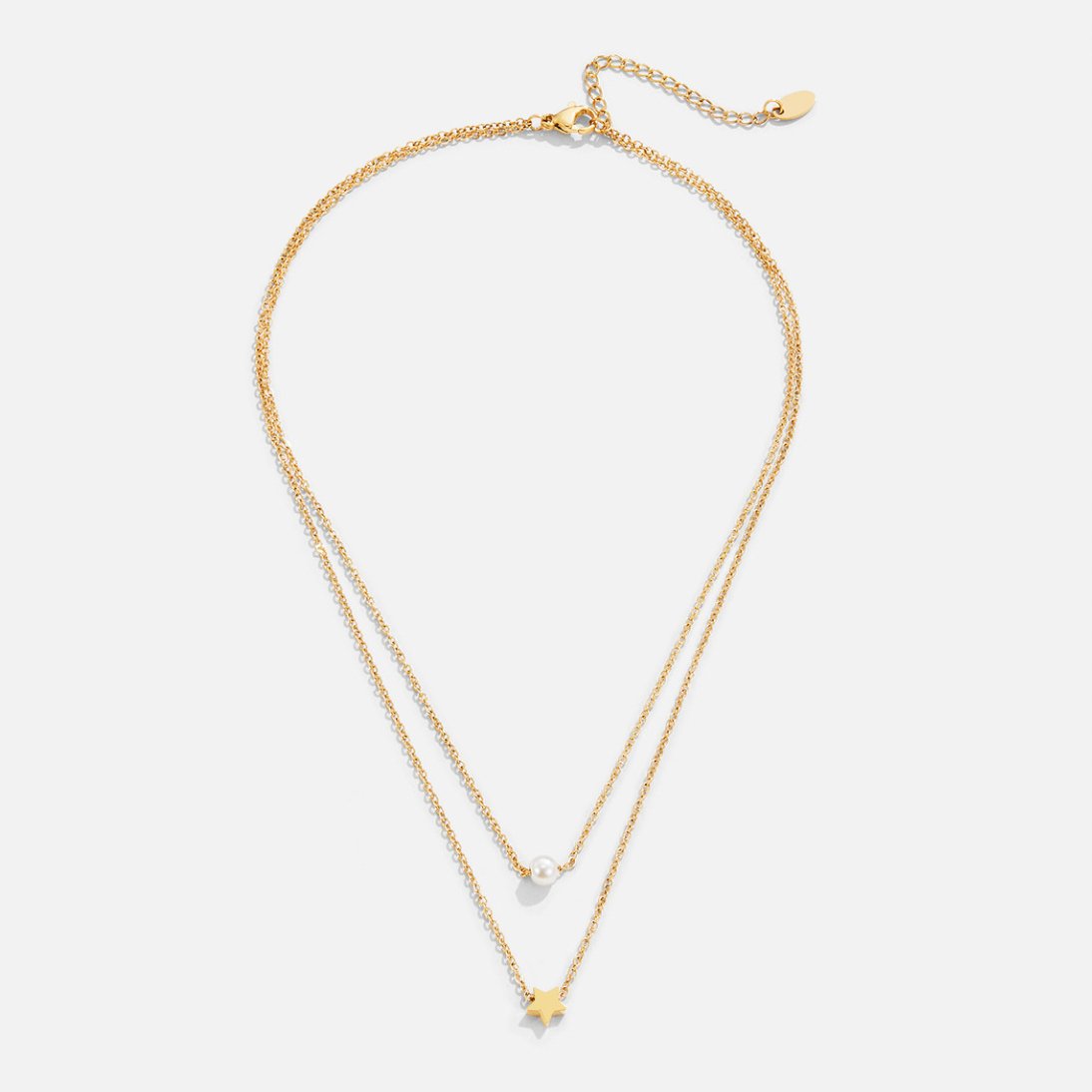 Halsband med stjärna och pärla