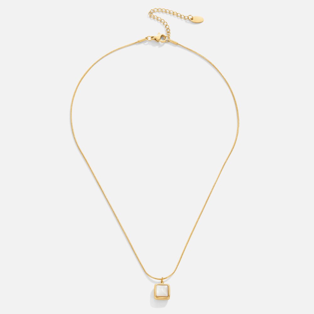 Riva halsband av månsten