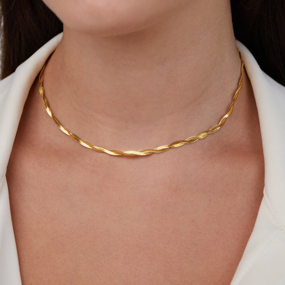 Chiara halsband med orm