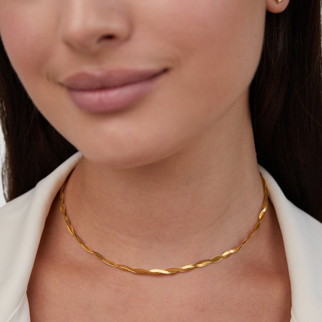 Chiara halsband med orm