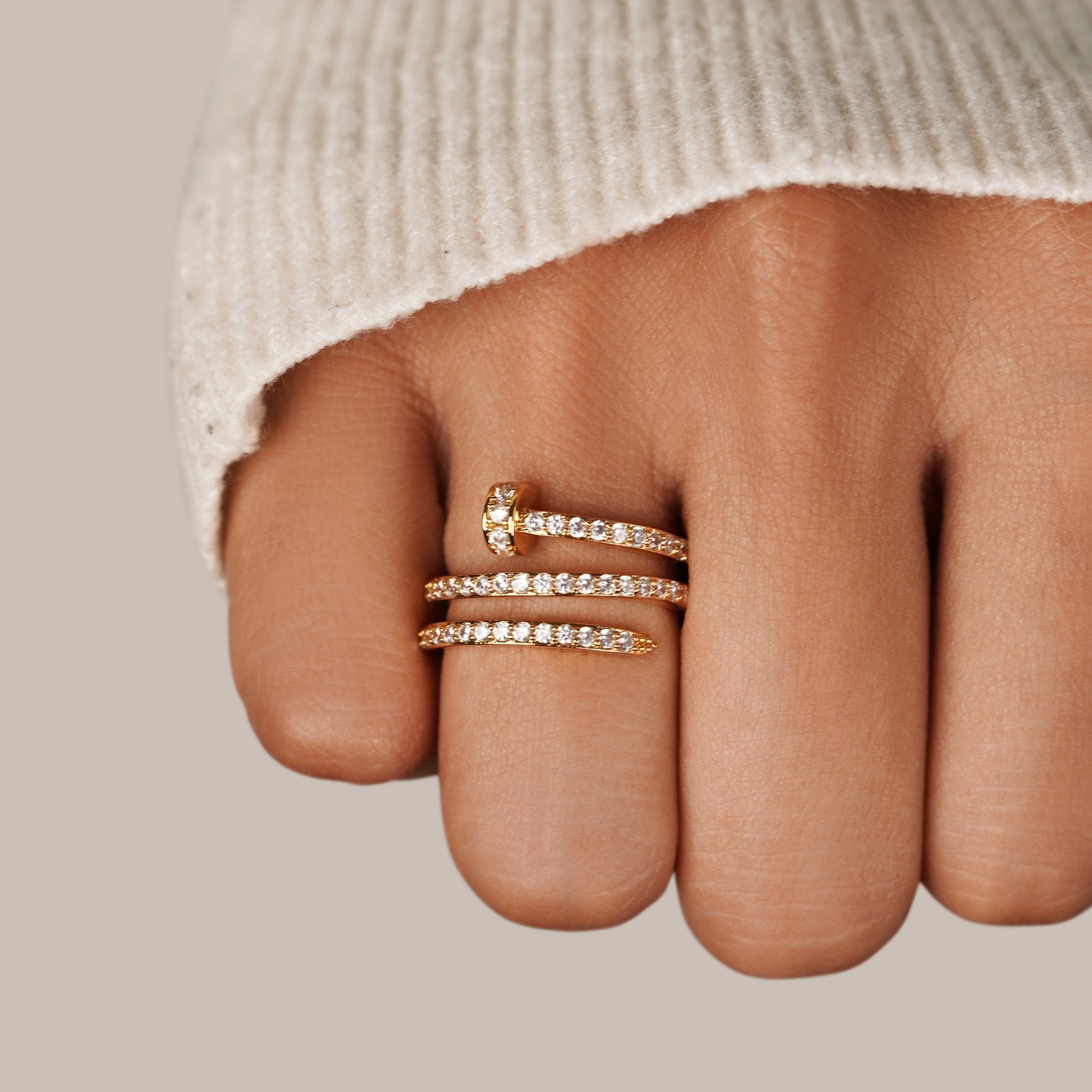 Vridbar ring
