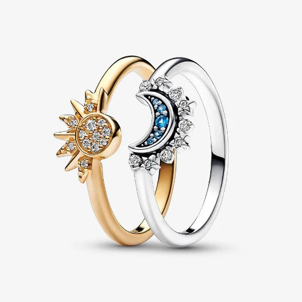Ringset med sol och måne