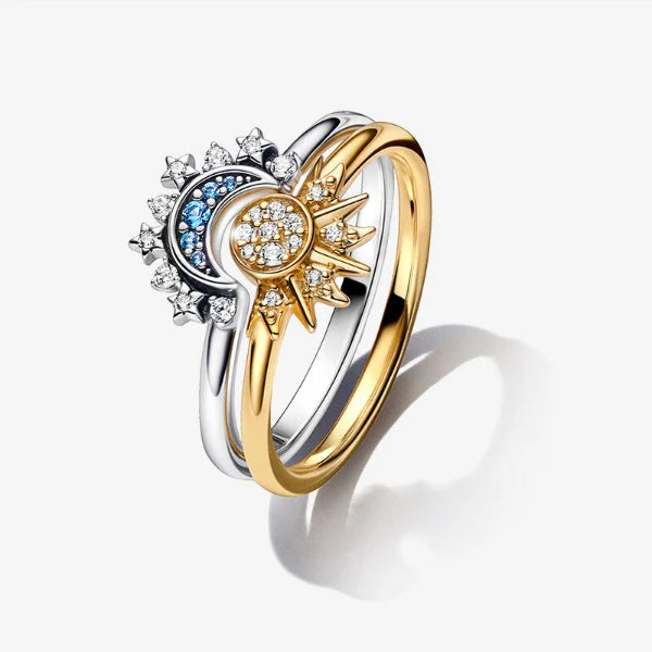 Ringset med sol och måne