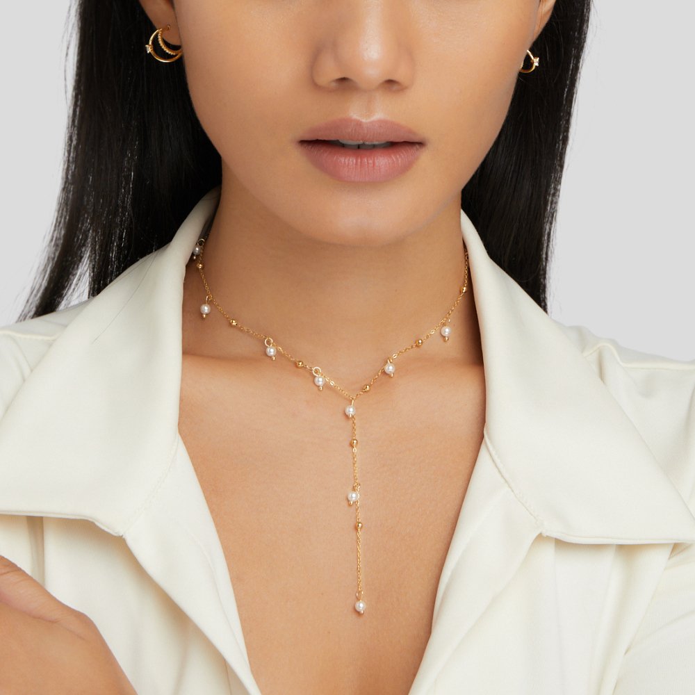 Sasha-halsband med droppar