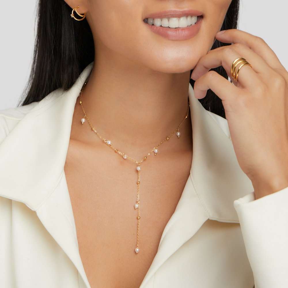 Sasha-halsband med droppar