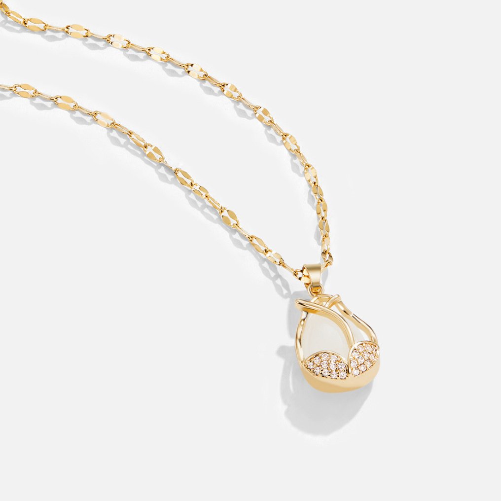 Halsband med tulpaner
